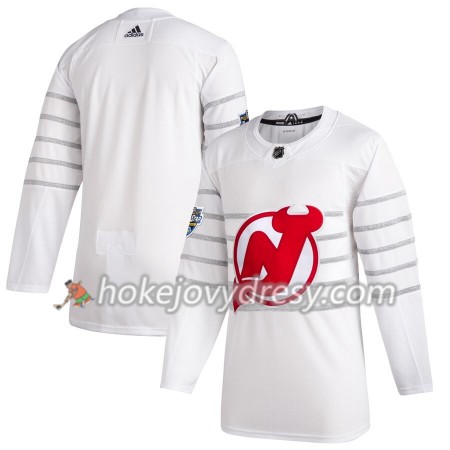 Pánské Hokejový Dres New Jersey Devils Blank Bílá Adidas 2020 NHL All-Star Authentic